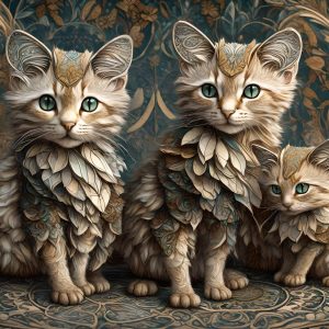 Stylized Cat Portrait