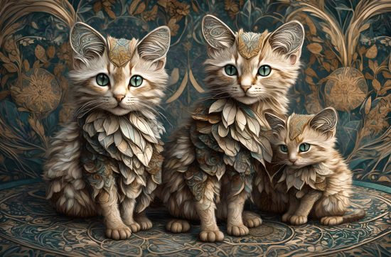 Stylized Cat Portrait